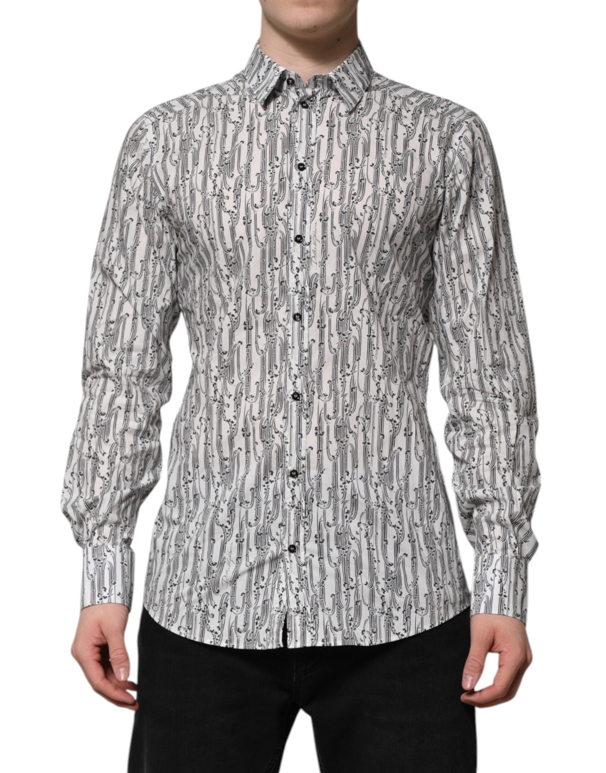 Chemise Dolce & Gabbana à fleurs blanches