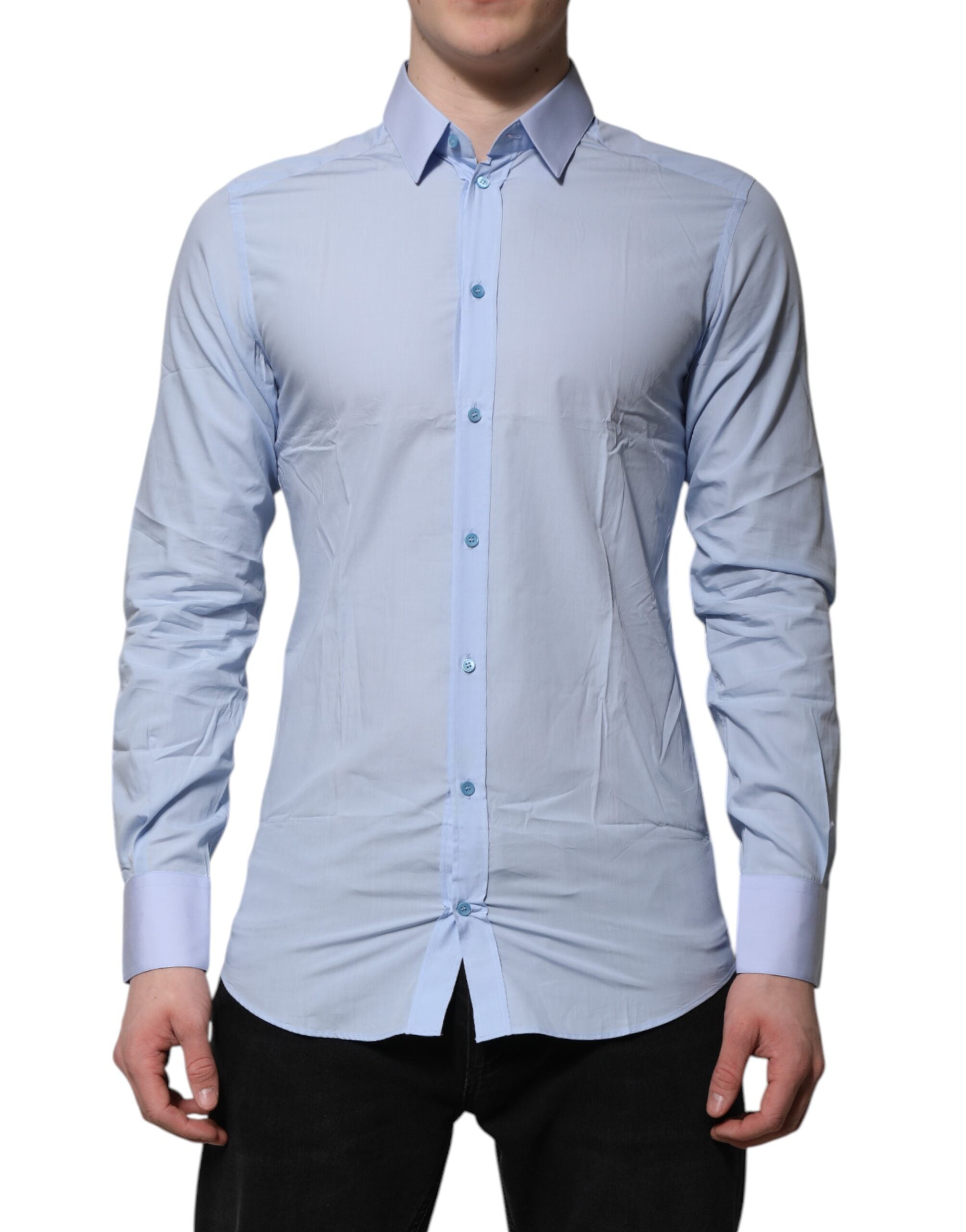 Chemise Dolce & Gabbana GOLD bleue