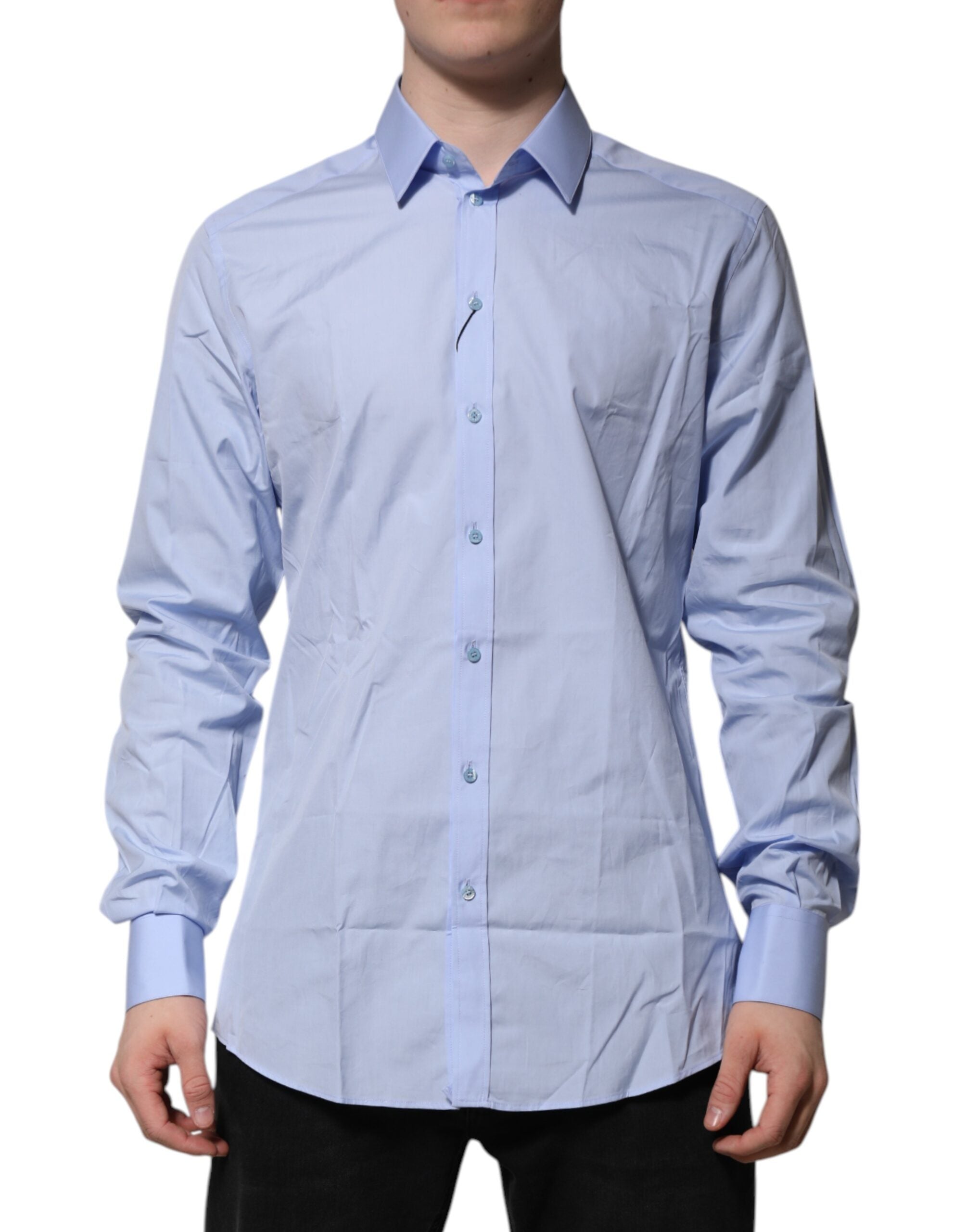 Chemise Dolce & Gabbana GOLD bleue