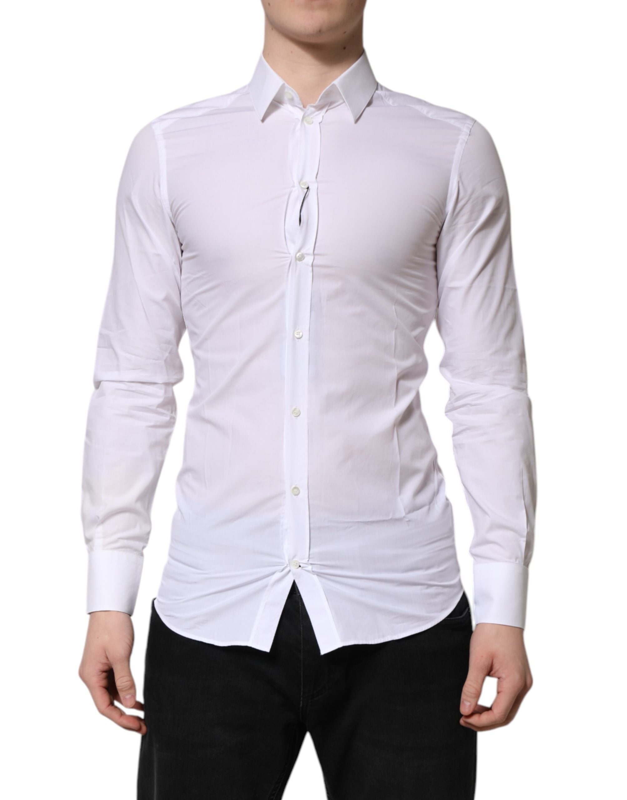 Chemise Dolce & Gabbana GOLD blanche