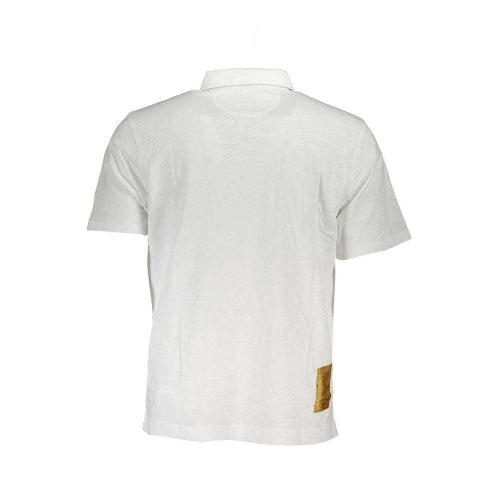 Polo La Martina brodé blanc