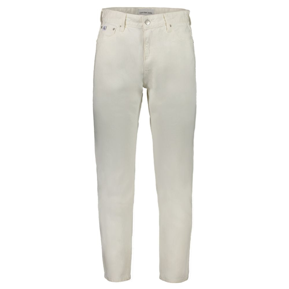 Jeans Calvin Klein dad blancs