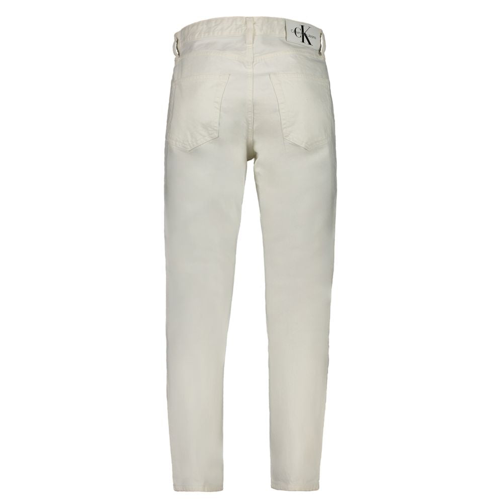 Jeans Calvin Klein dad blancs