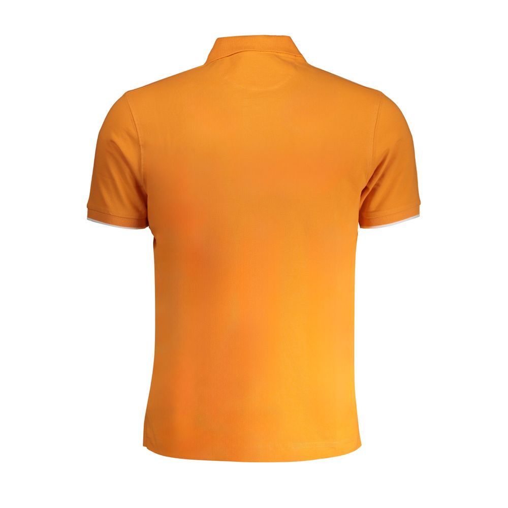 Polo Orange deux boutons