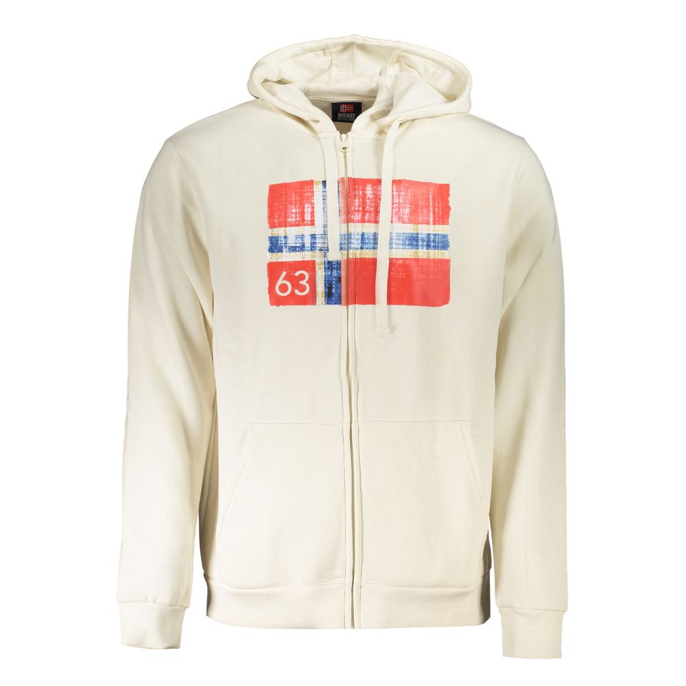 Sweat à capuche Norway 1963 blanc