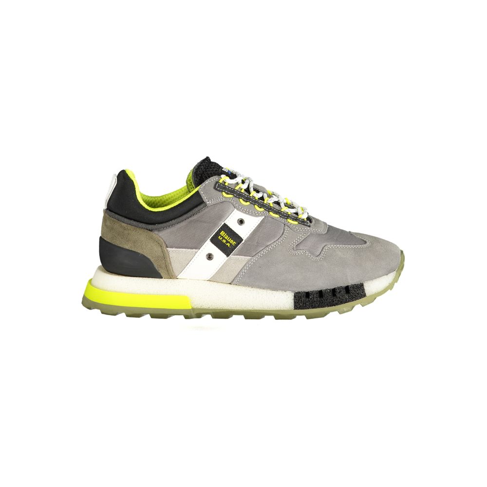 Baskets Blauer grises