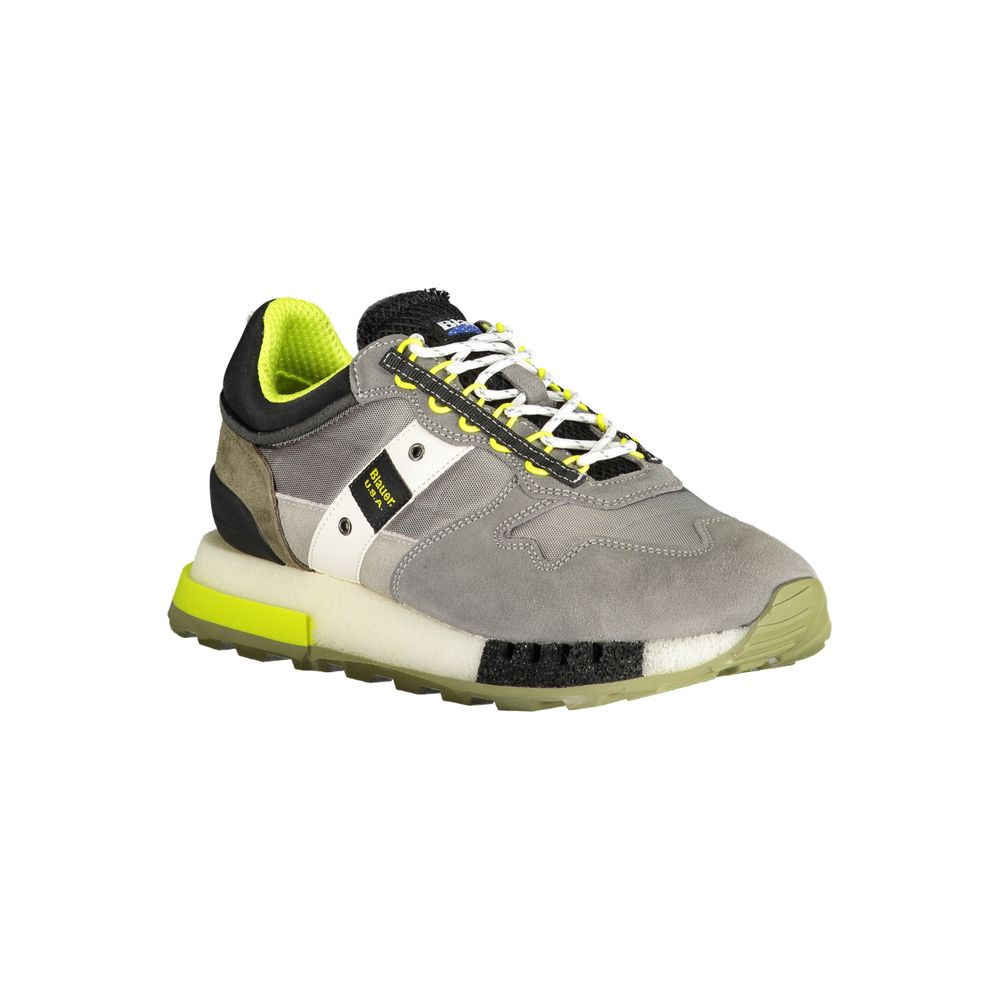 Baskets Blauer grises