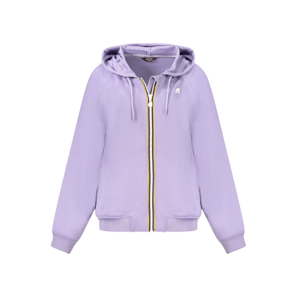 Sweat à capuche K-WAY violet