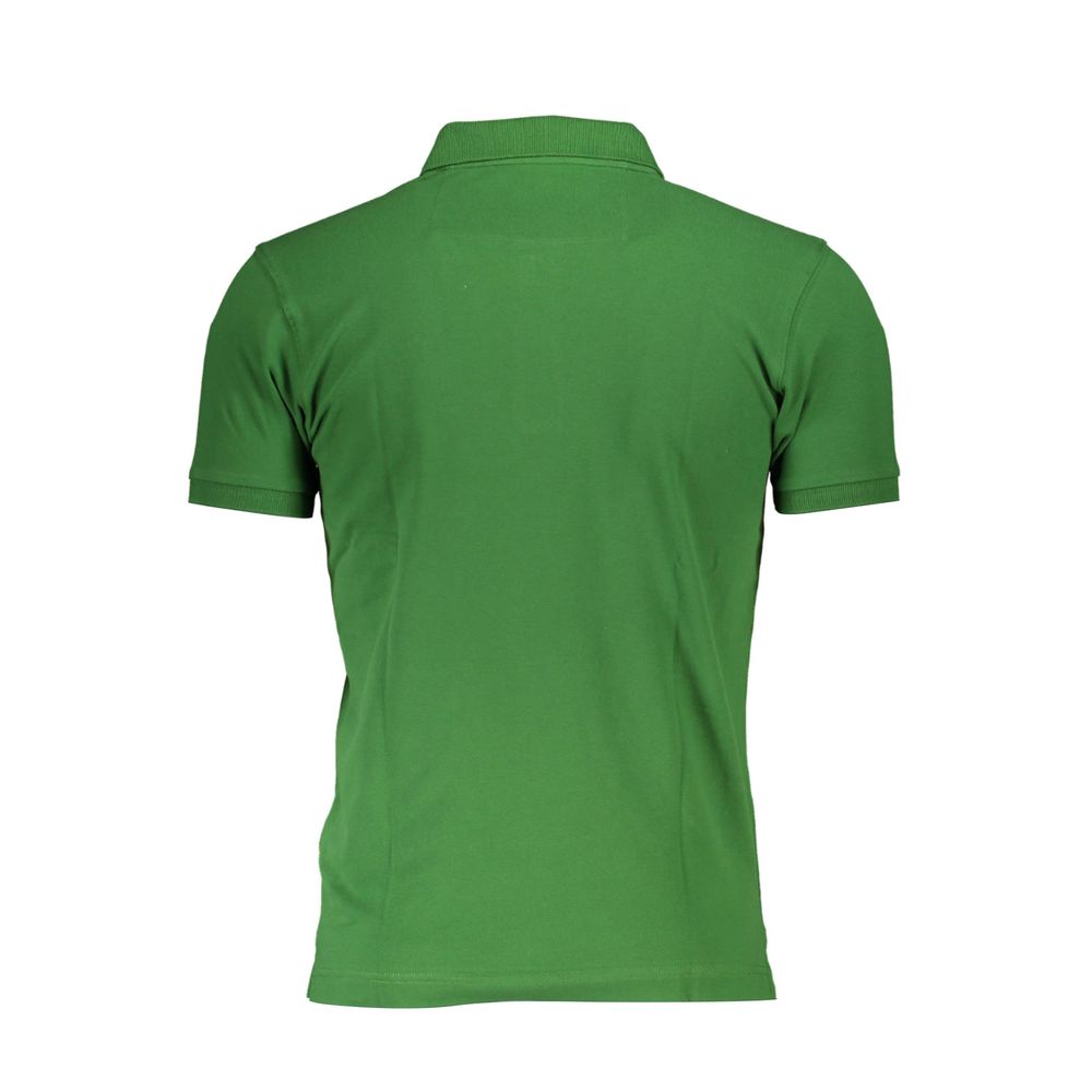 Polo La Martina vert avec détail contrasté