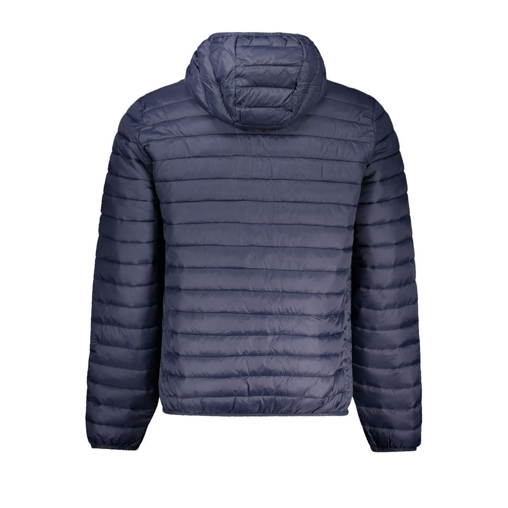 Veste Blue Polyamide à capuche bleue