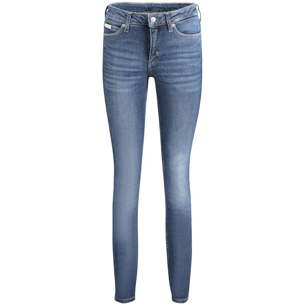 Jeans Calvin Klein mid rise skinny bleus