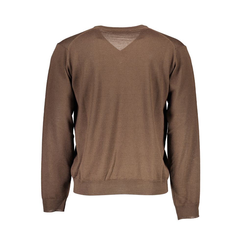 Pull Romeo Gigli V-neck marron