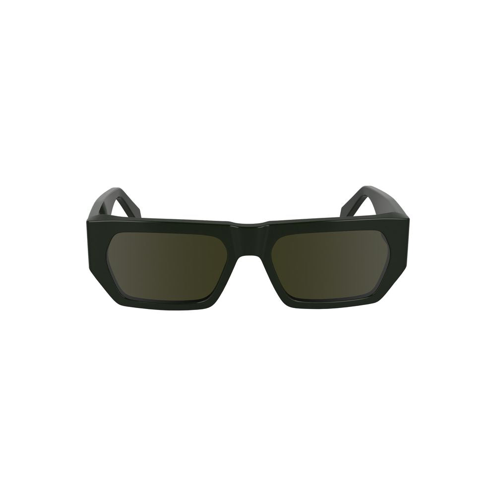 Lunettes Calvin Klein rectangulaires vertes