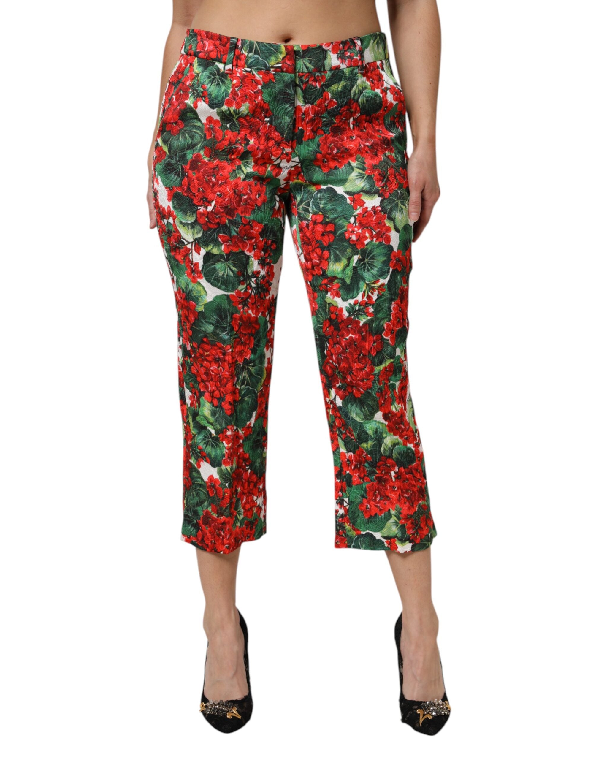 Pantalons Dolce & Gabbana cropped multicolores