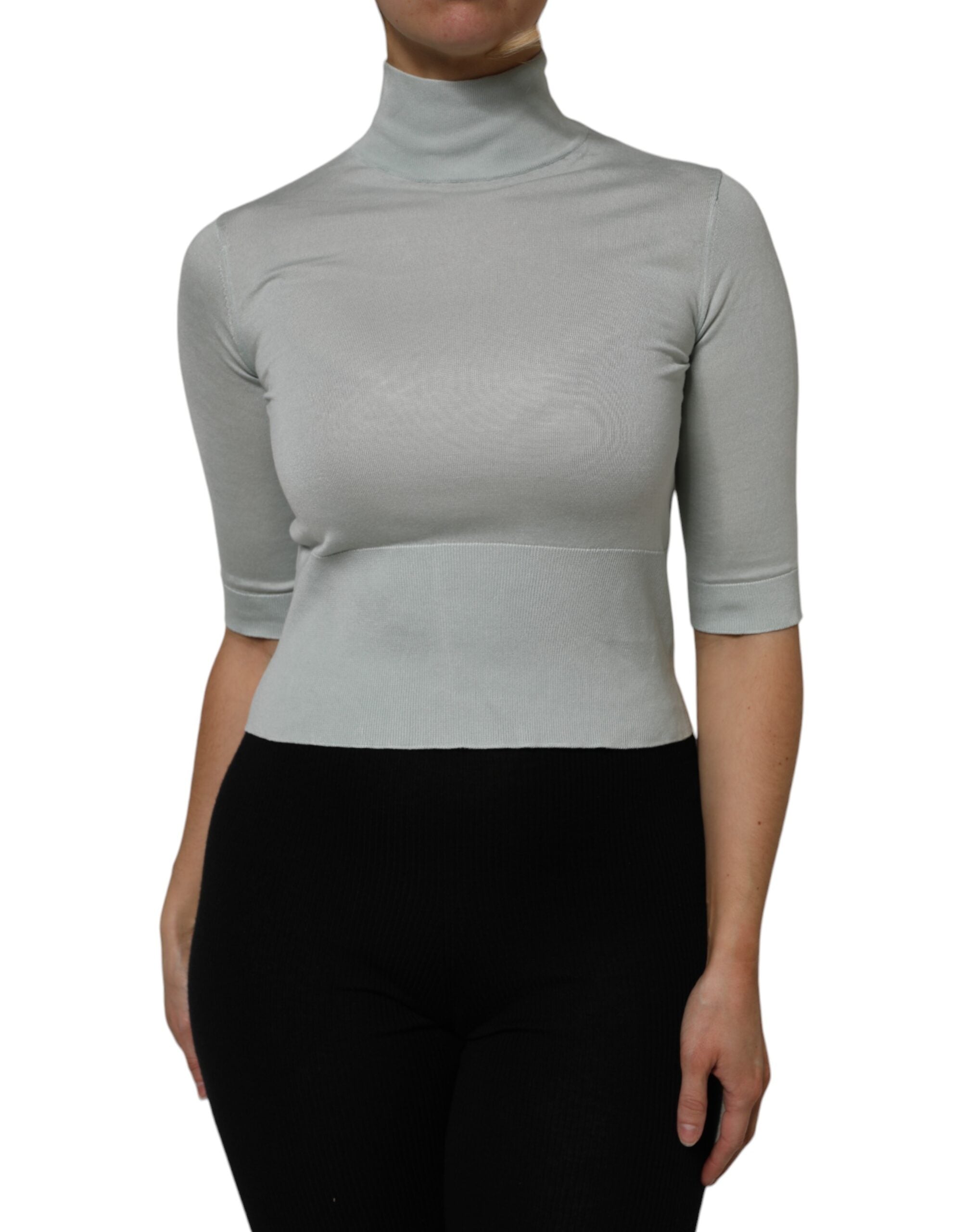 Haut Dolce & Gabbana turtleneck vert clair