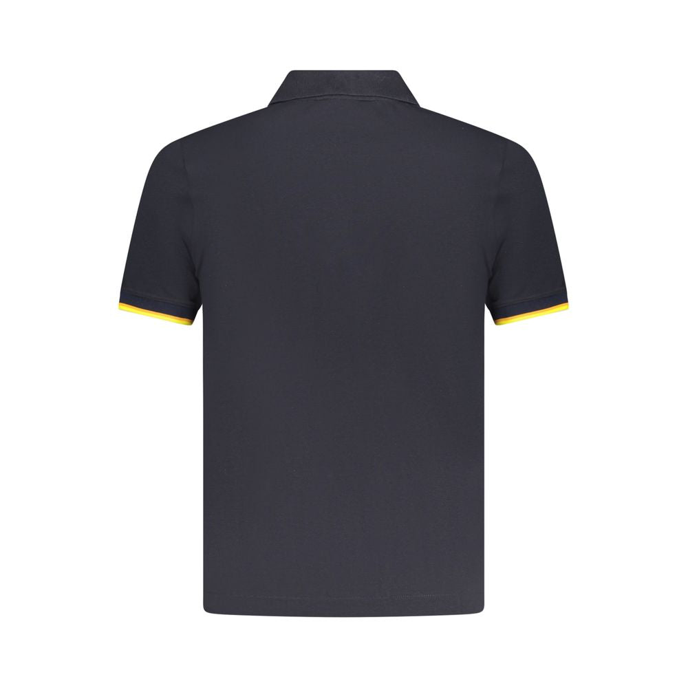 Polo Bleu 2 boutons avec logo