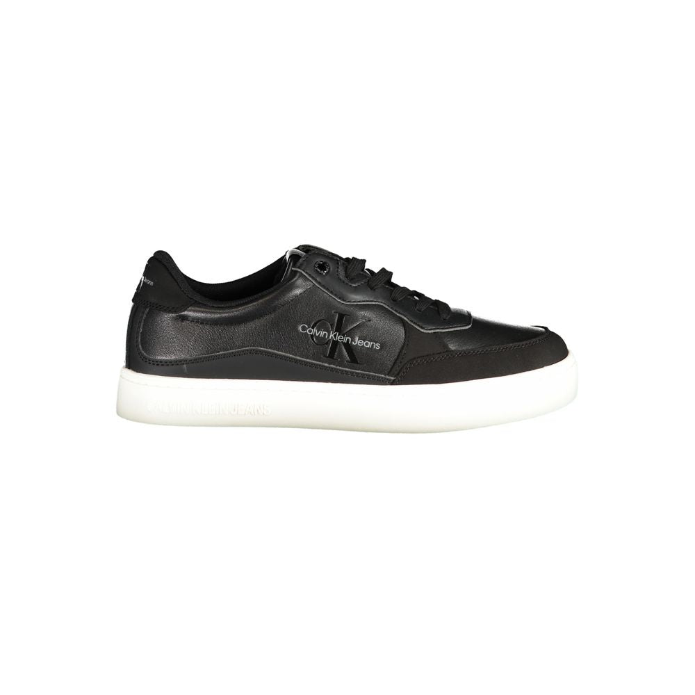 Baskets Calvin Klein contrastées noires