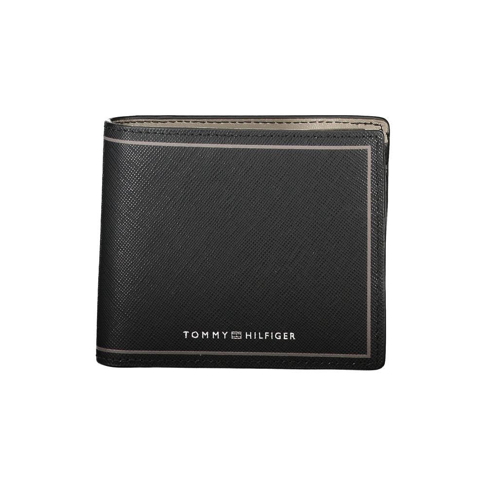 Portefeuille noyer avec logo noir