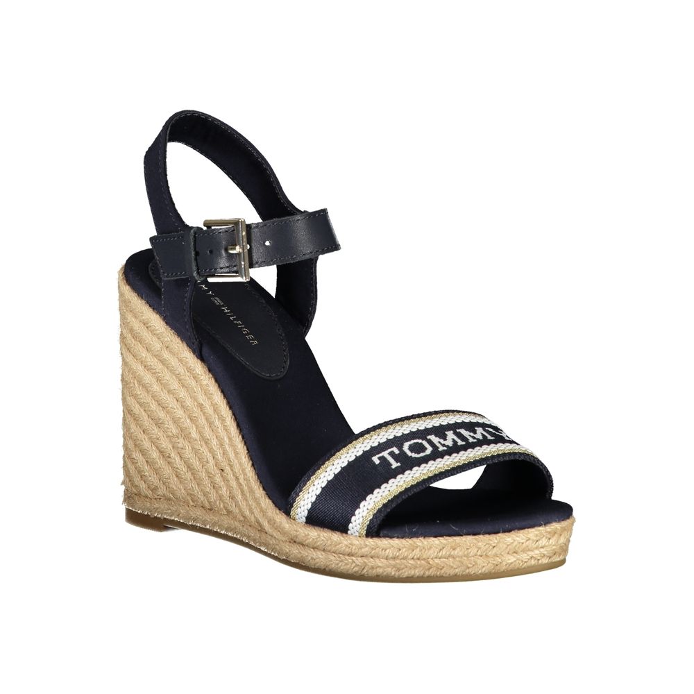 Sandales avec talon 11 cm bleues