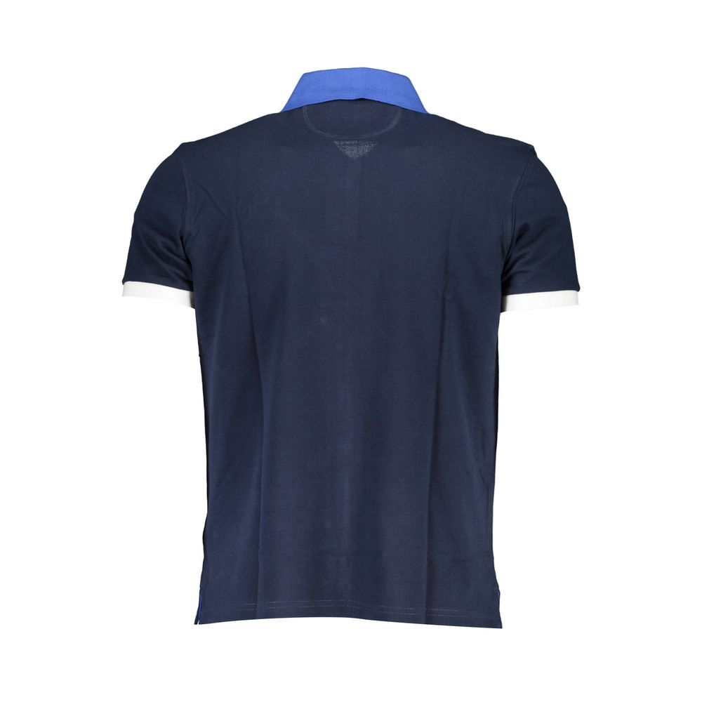 Polo La Martina manches courtes bleu