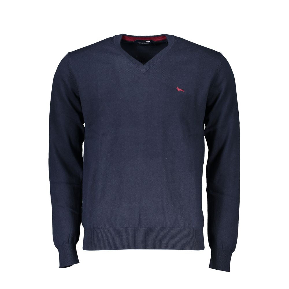 Pull Harmont & Blaine V-Neck bleu