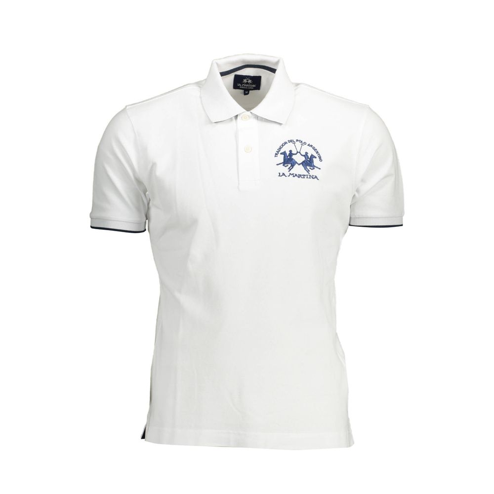 Polo La Martina blanc