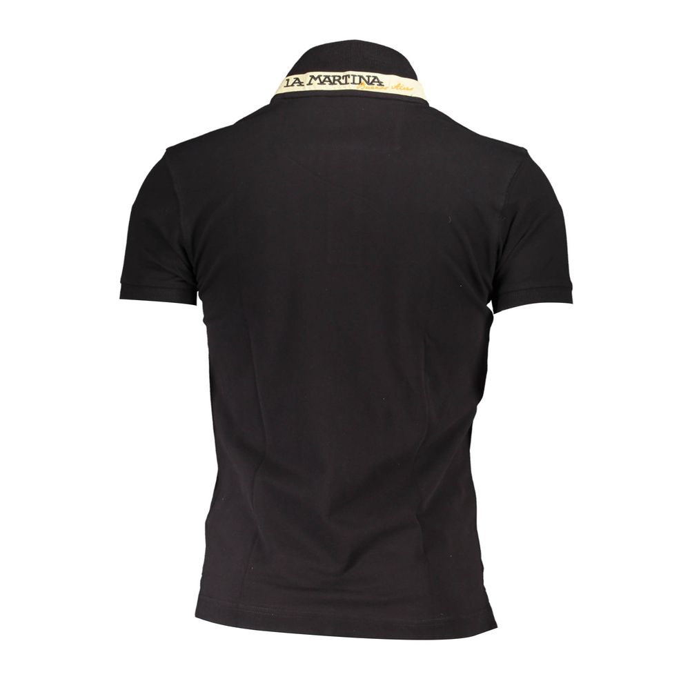 Polo La Martina slim fit noir