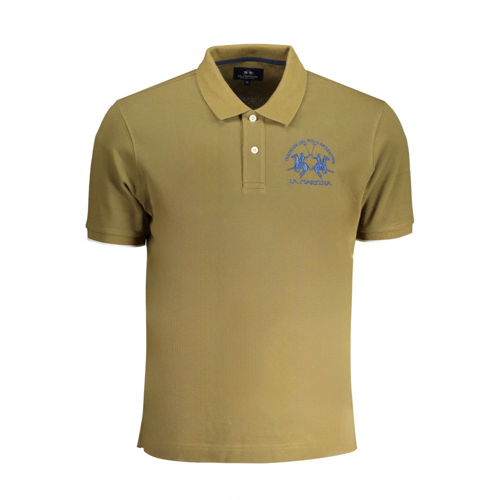 Polo vert avec logo