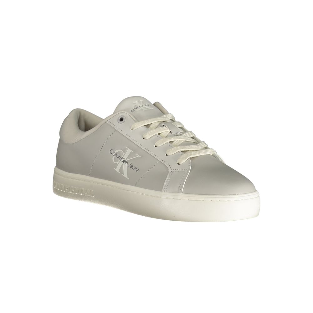 Baskets Calvin Klein cuir marron