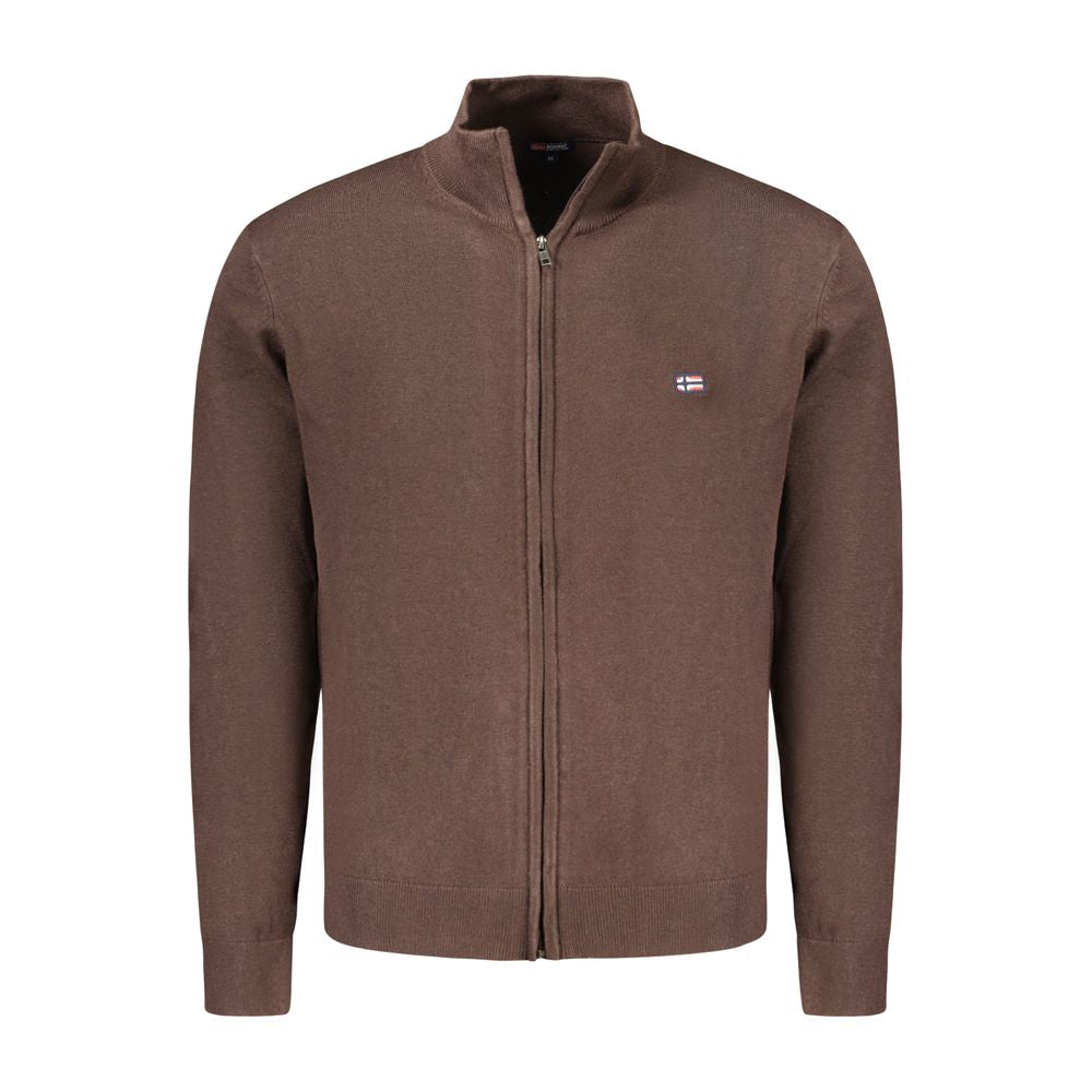 Cardigan Norway 1963 marron