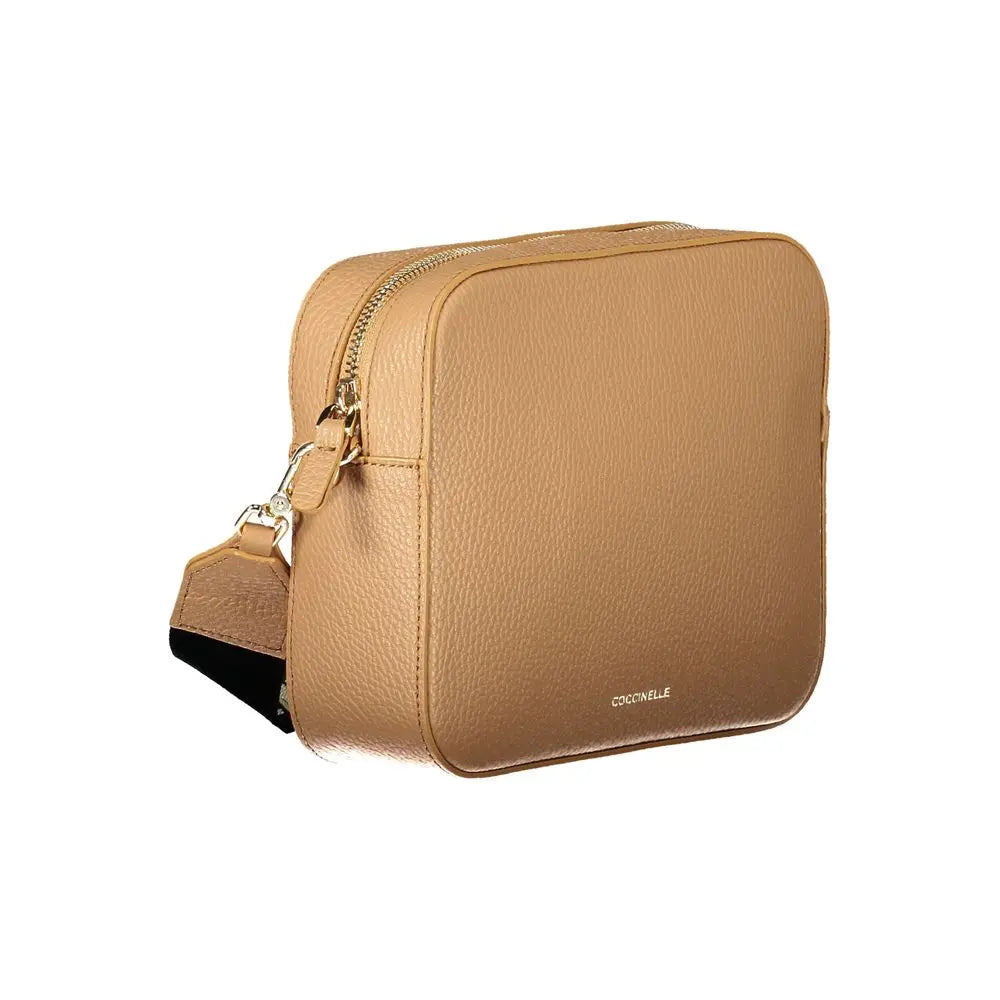 Sac porté épaule Coccinelle Tebe marron Coccinelle