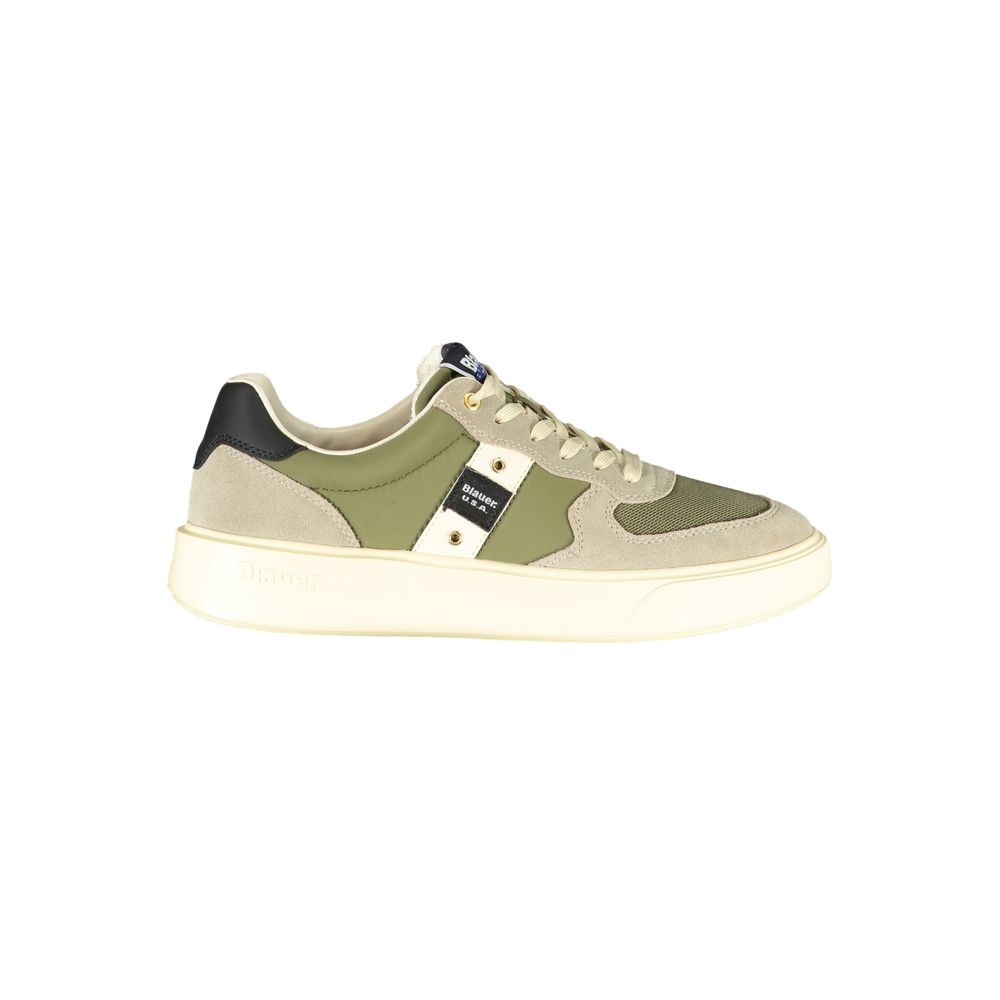Baskets Blauer vertes