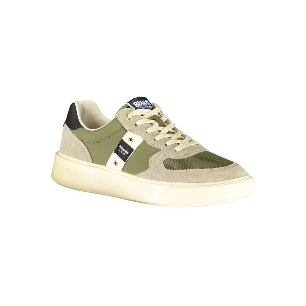 Baskets Blauer vertes