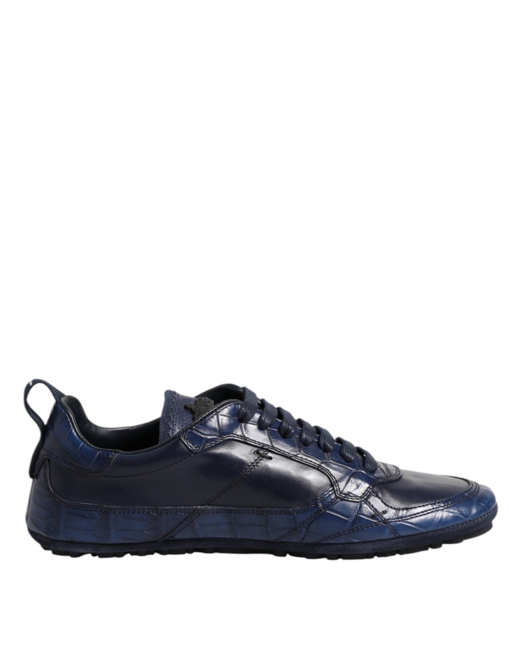 Baskets Dolce & Gabbana en cuir bleu foncé
