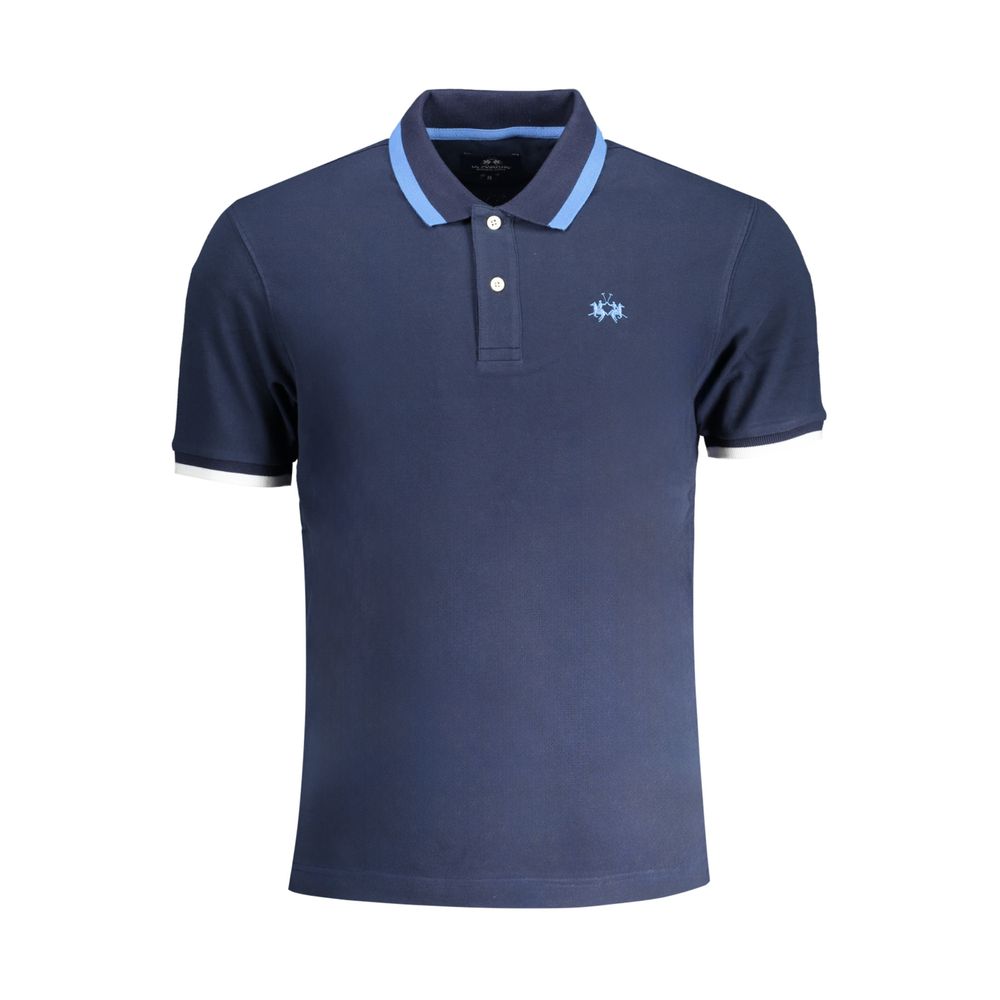 Polo bleu Slim Fit bleu