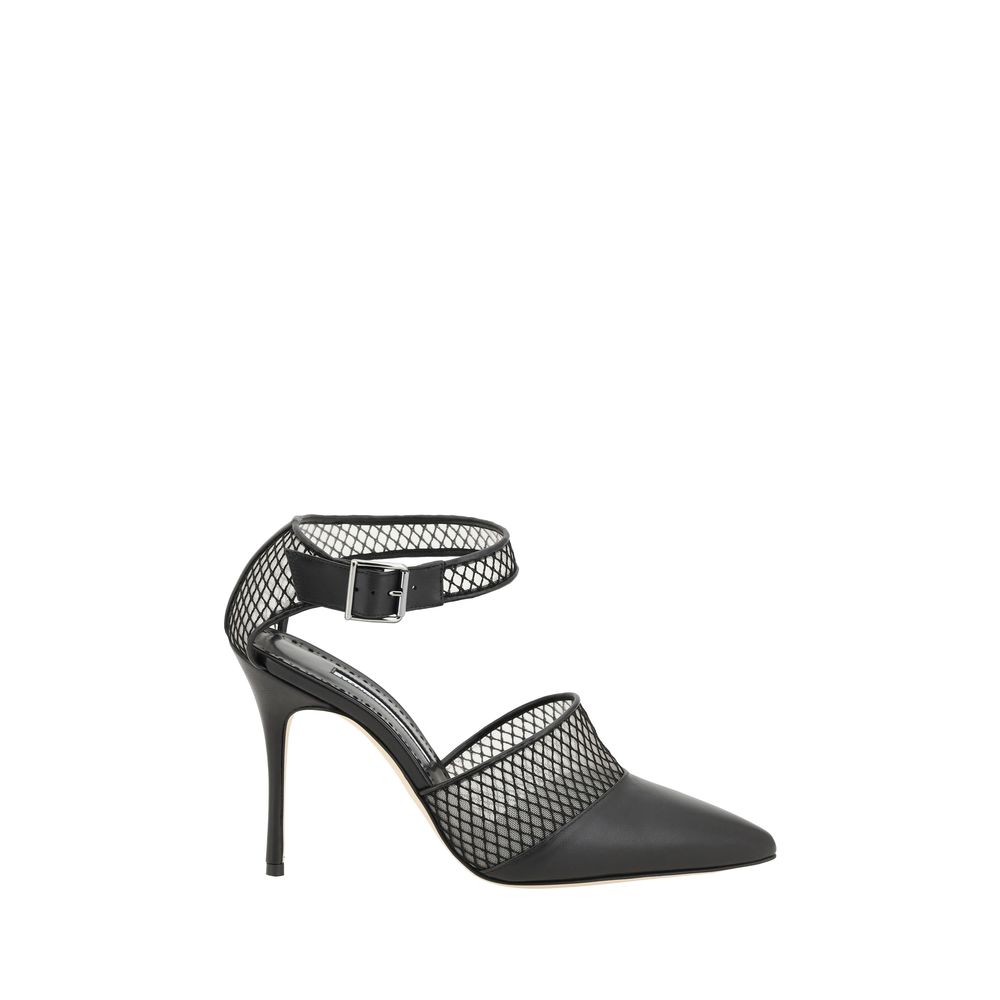 Pompes Manolo Blahnik Jatelah noires