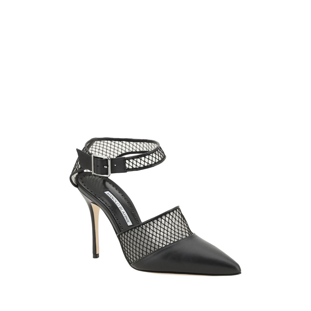 Pompes Manolo Blahnik Jatelah noires