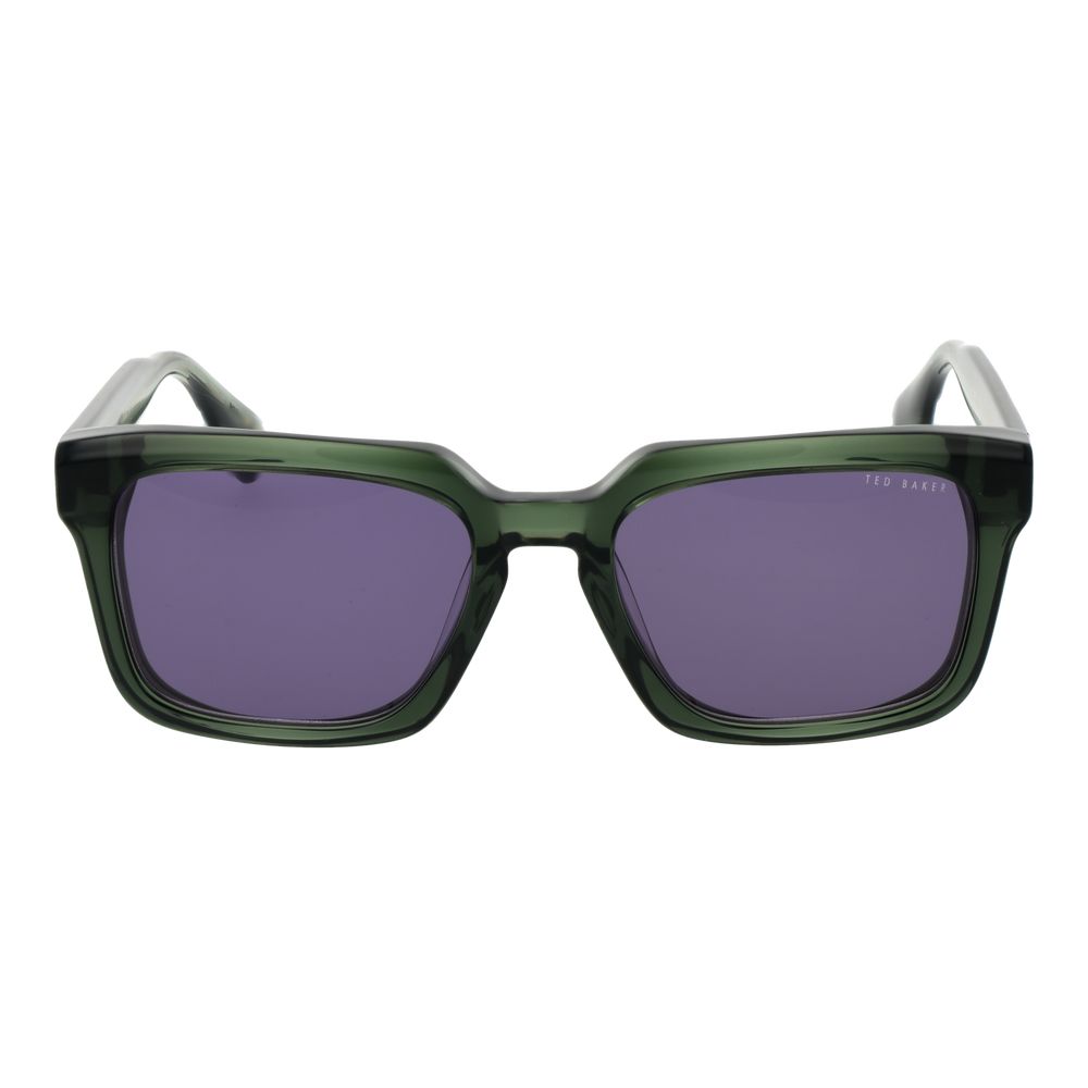 Lunettes Green Men carrées vertes