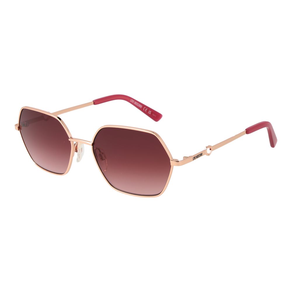 Lunettes de soleil rose gold