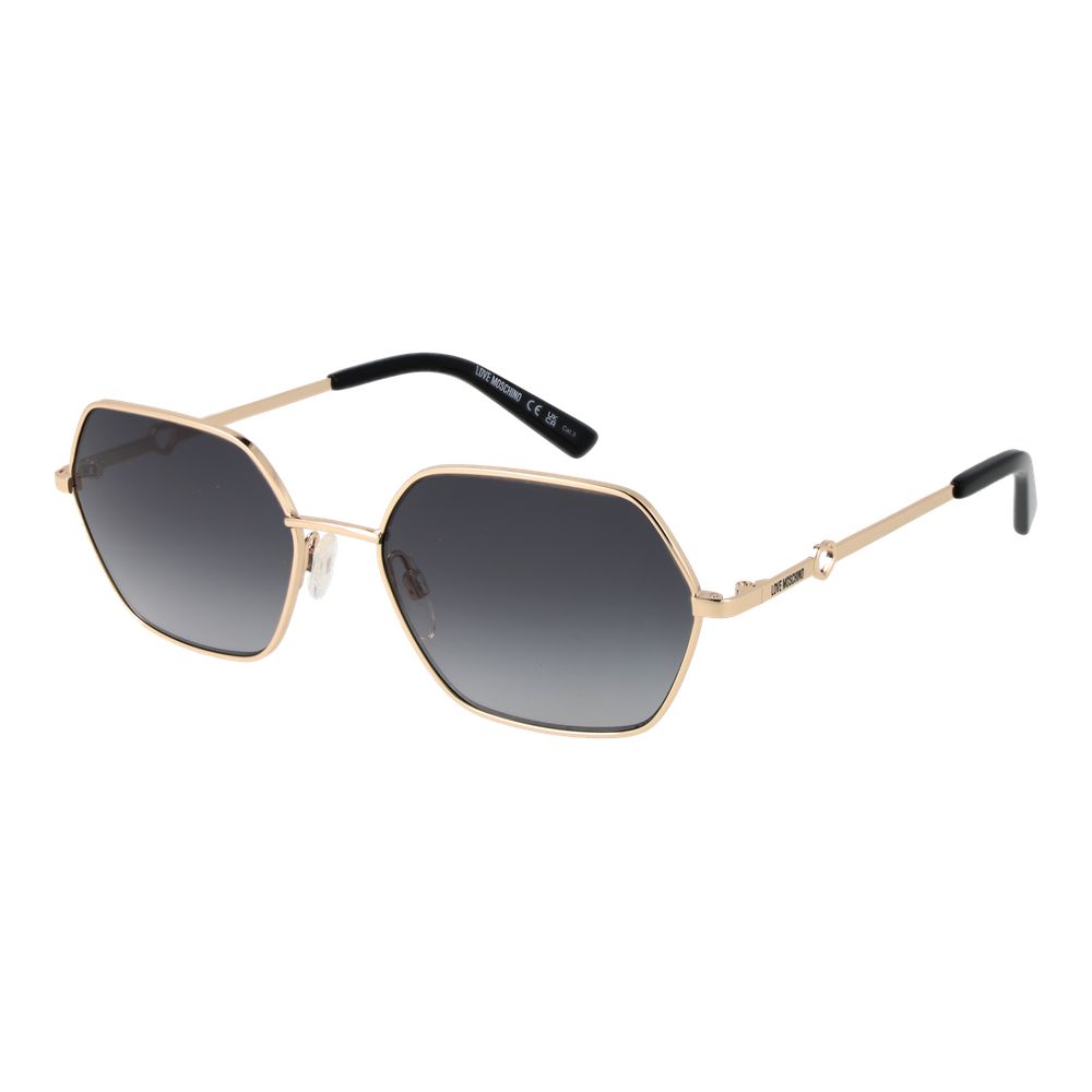 Lunettes de soleil or grises