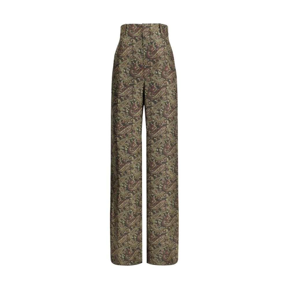 Pantalon Saint Laurent Paisley multicolore
