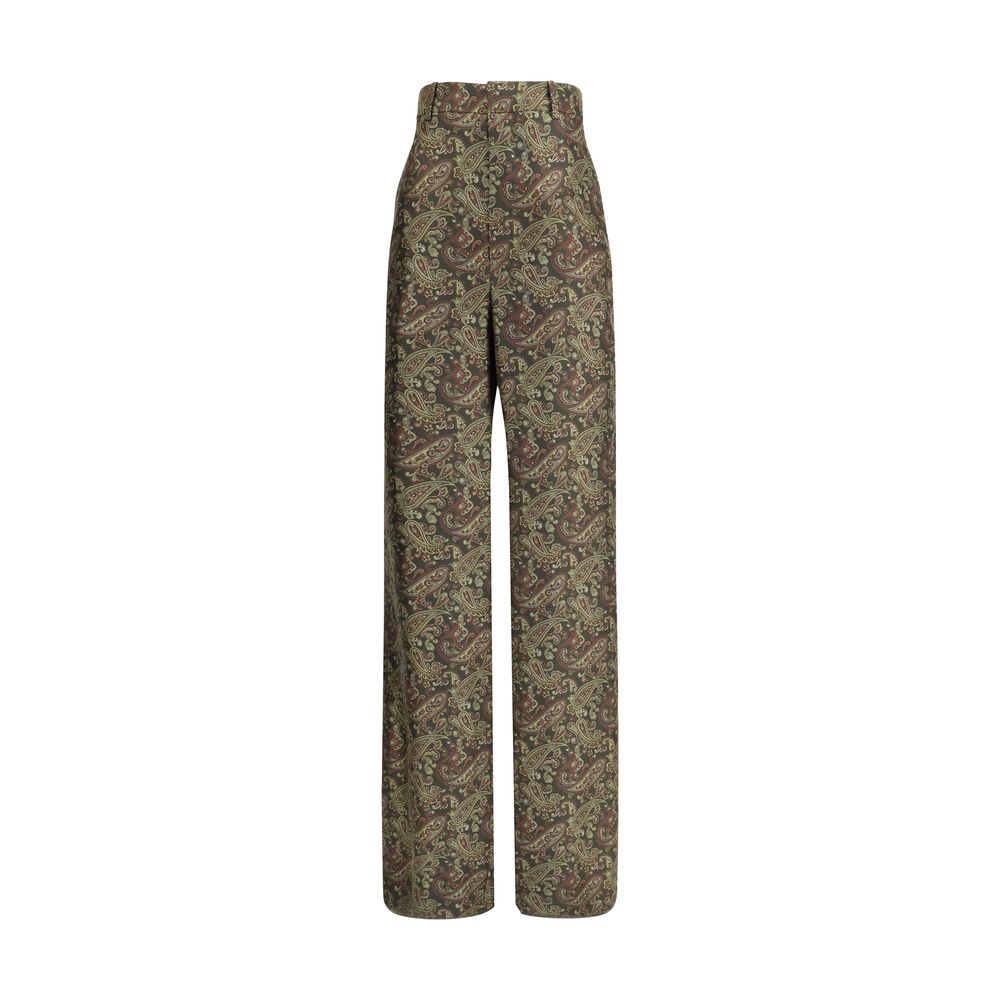 Pantalon Saint Laurent Paisley multicolore