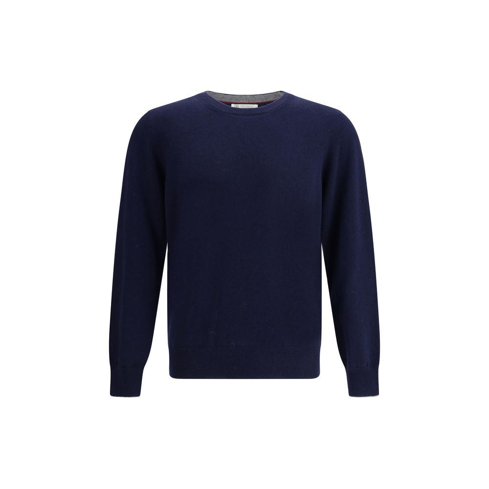 Pull Brunello Cucinelli monochrome gris