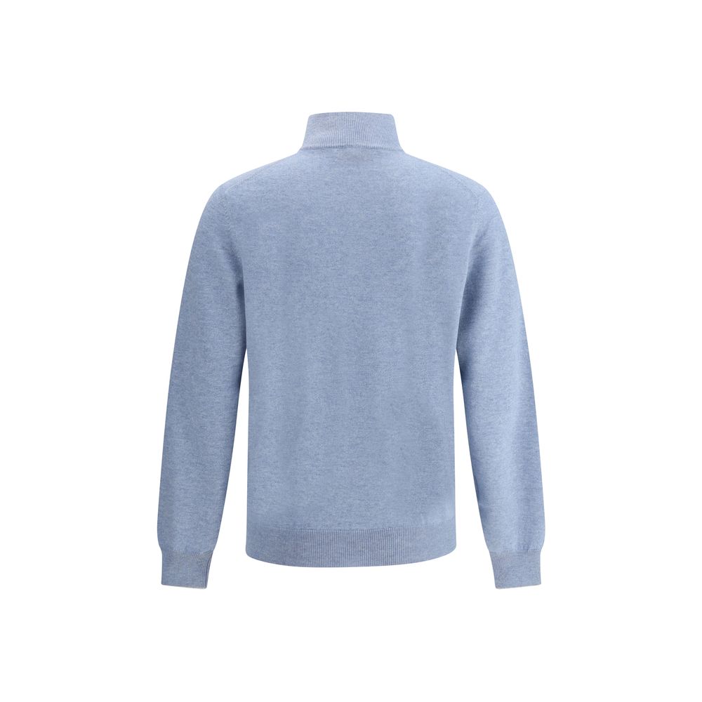 Pull Brunello Cucinelli à col haut noir