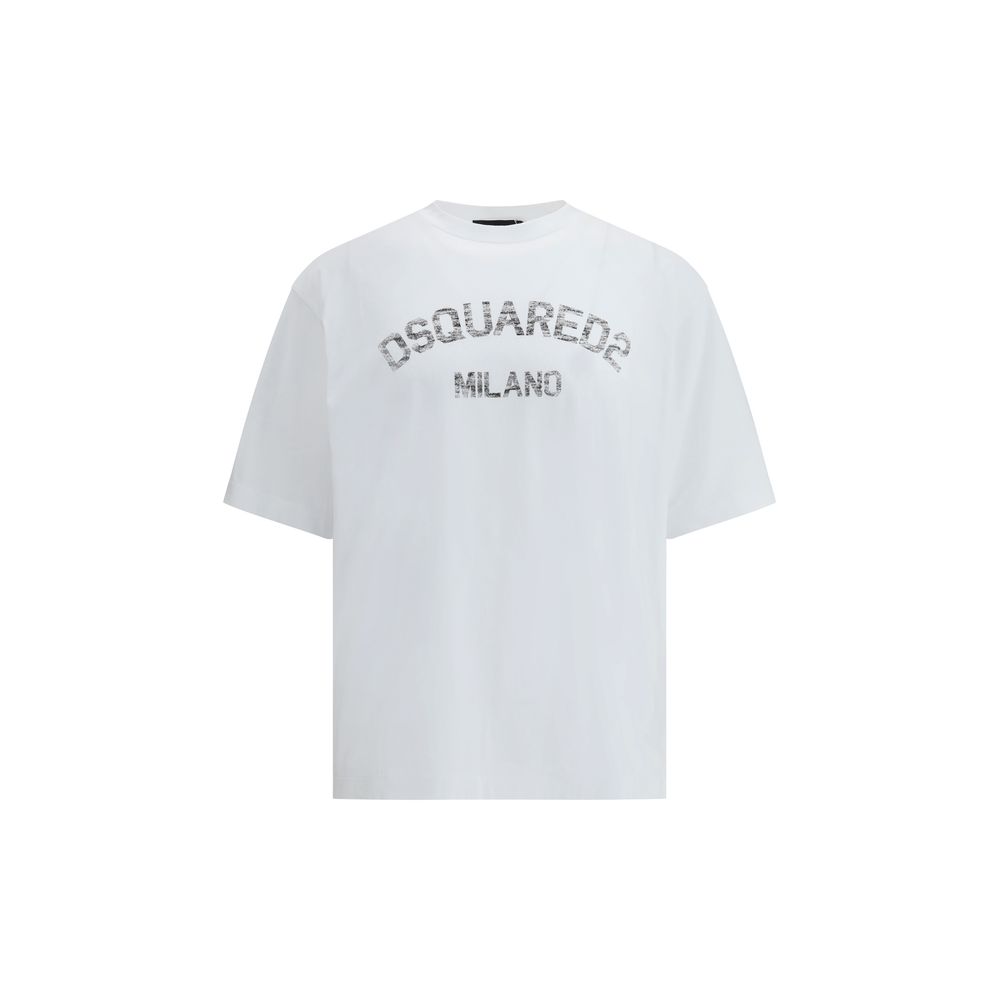 T-shirt Dsquared2 Logo blanc