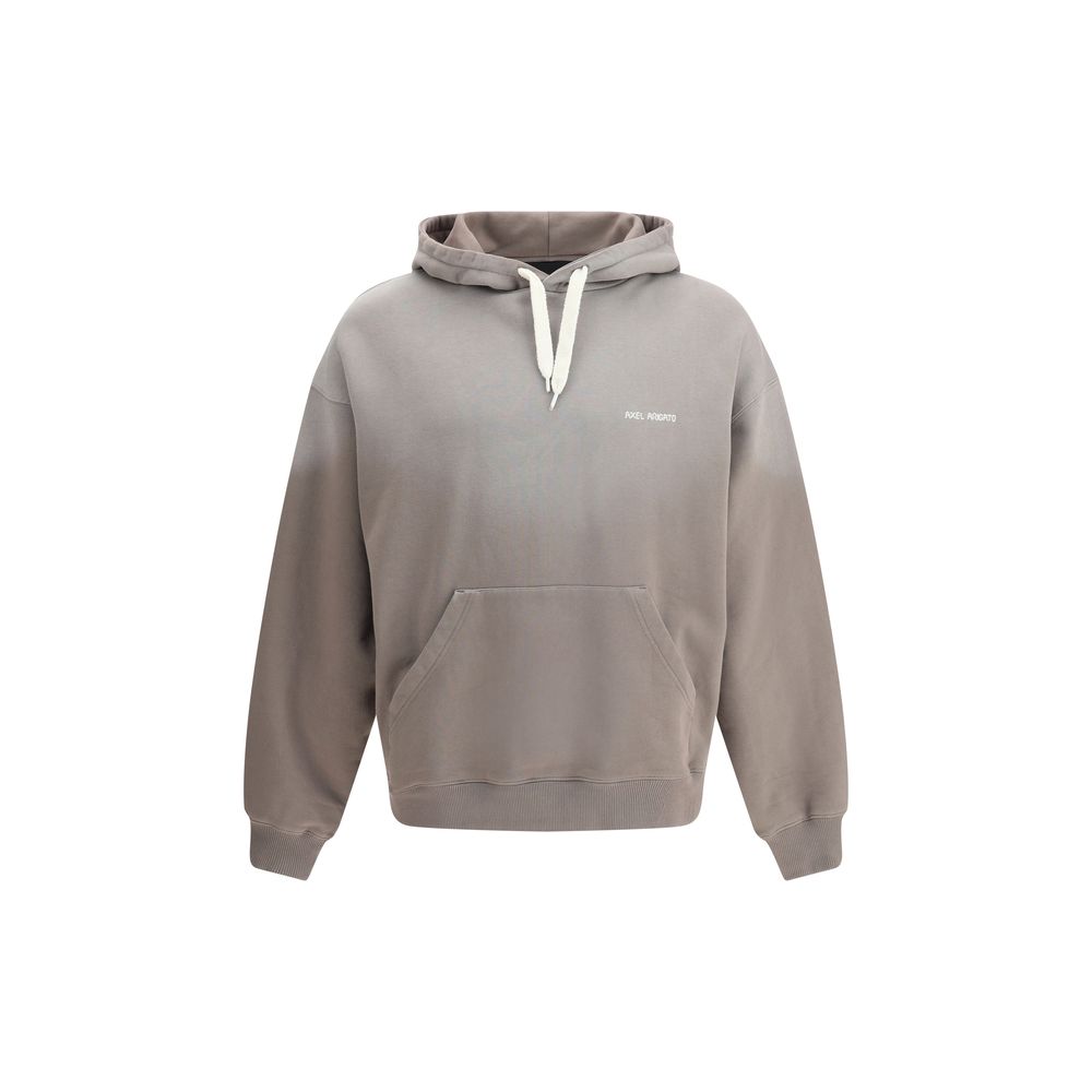 Sweat à capuche Ethos monogramme gris