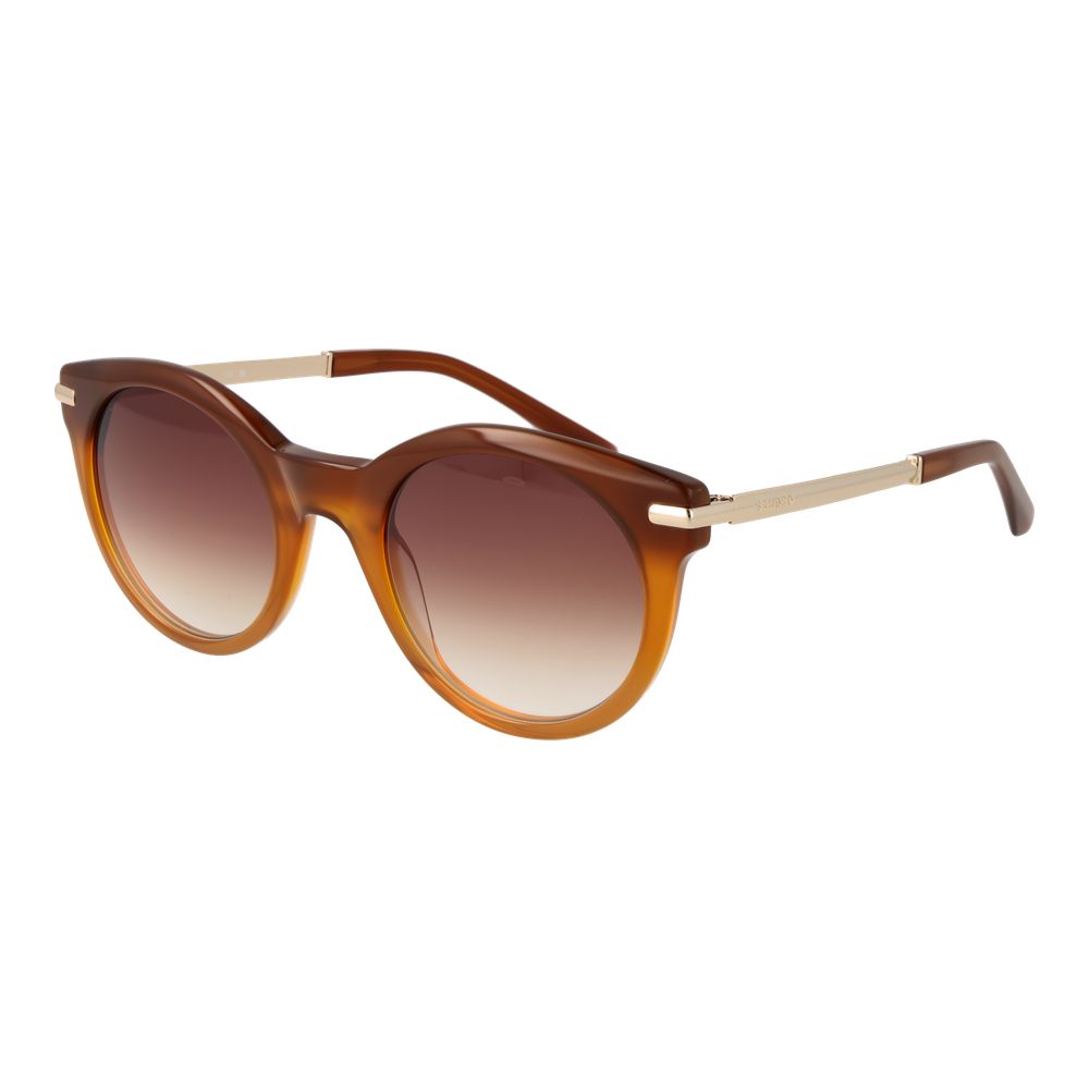 Lunettes de soleil Orange rondes miel