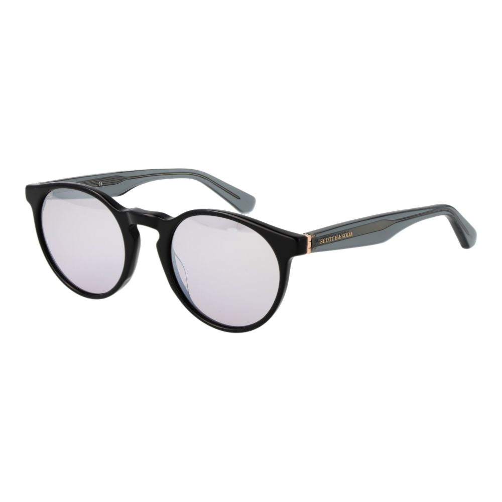 Lunettes de soleil noires argentées