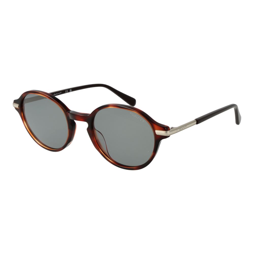 Lunettes de soleil marron vertes