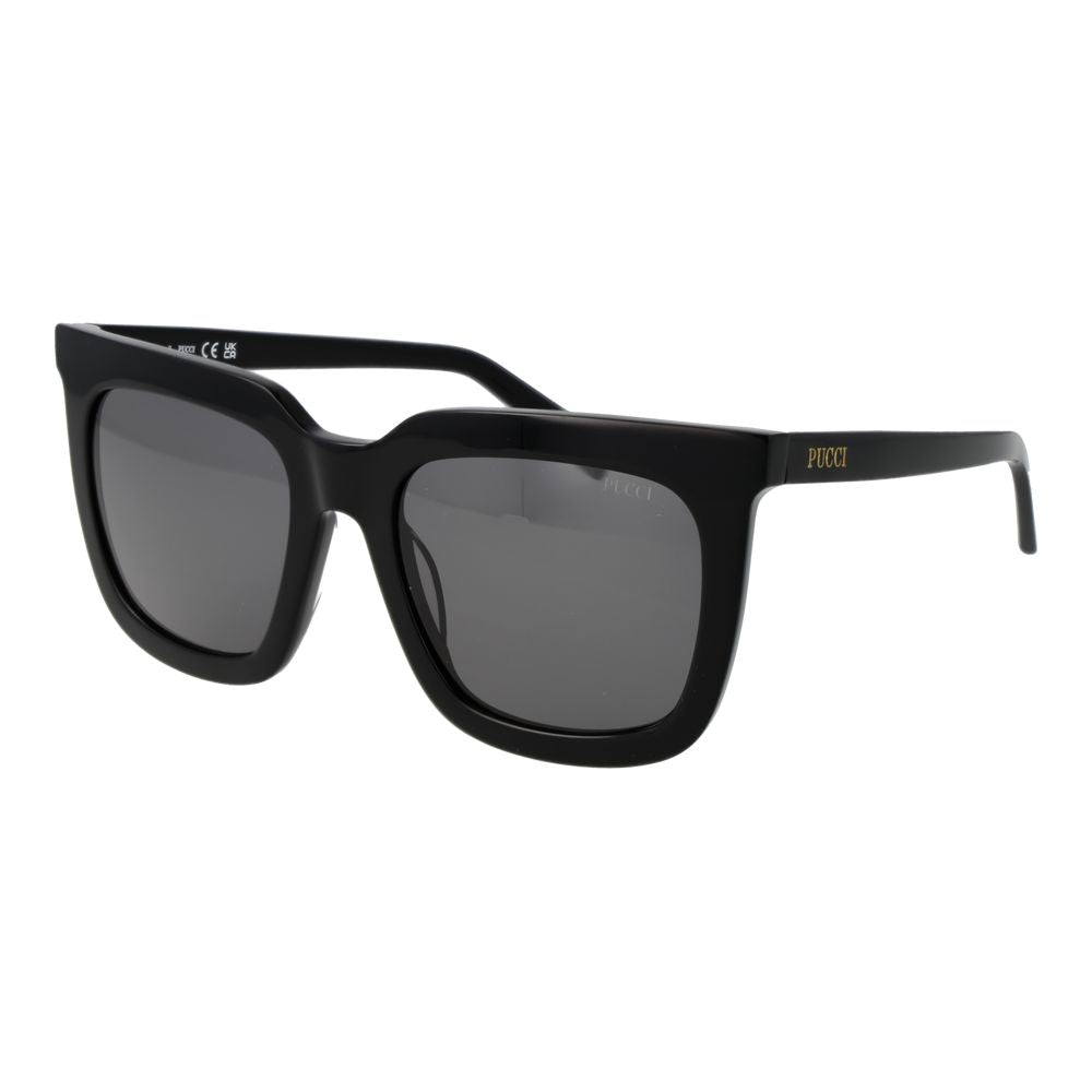 Lunettes de soleil noires femmes grises